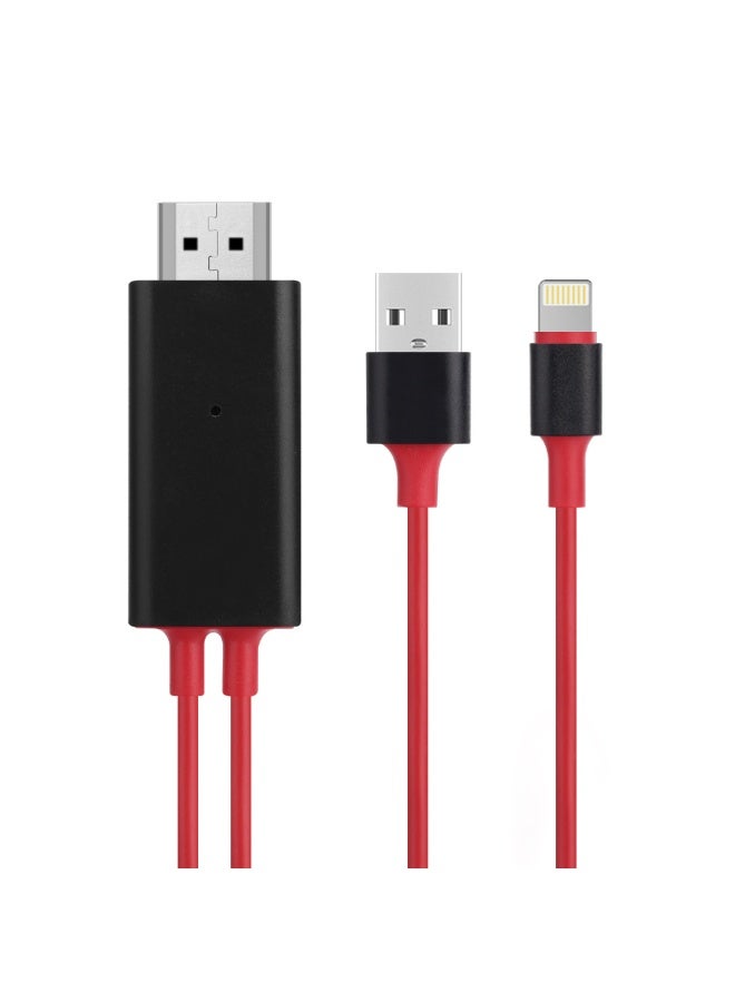 ProOne PCH75 Lightning to HDTV Cable - Full HD 1080p - Connect iPhone/iPad to TV, Plug & Play, Fast Charging, 180cm (6ft) - Compatible with iPhone, iPad & All Lightning Port Devices - Image 5